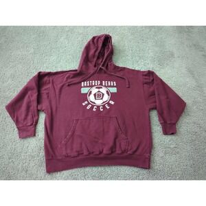 Bastrop Bears Pullover Hoodie Mens 2XL Soccer Fan Cloth Team Red